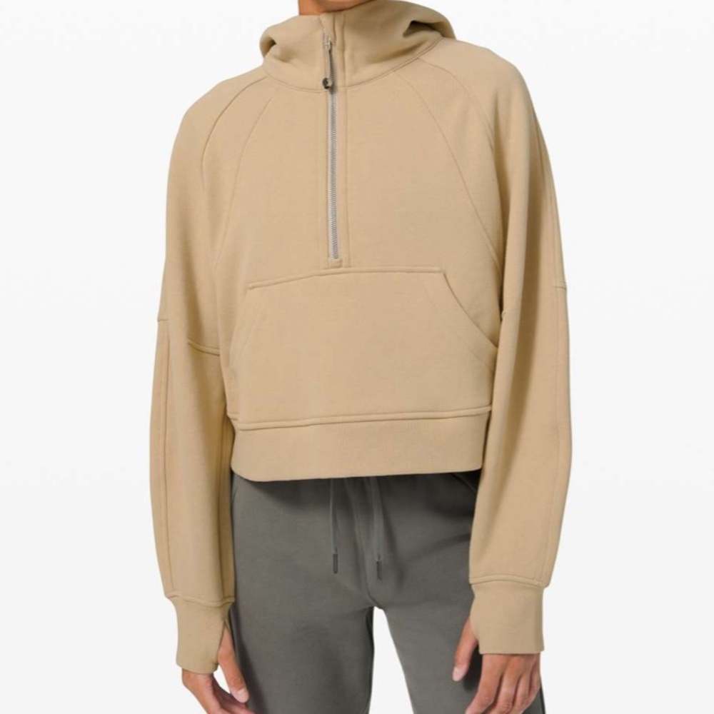 Lululemon Scuba Oversized 1/2 Zip Hoodie - Trench XS/S